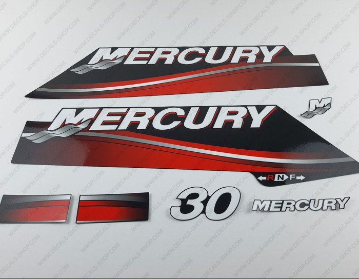 Mercury 30HP Two Stroke 2006-2010 Outboard Decal Kit